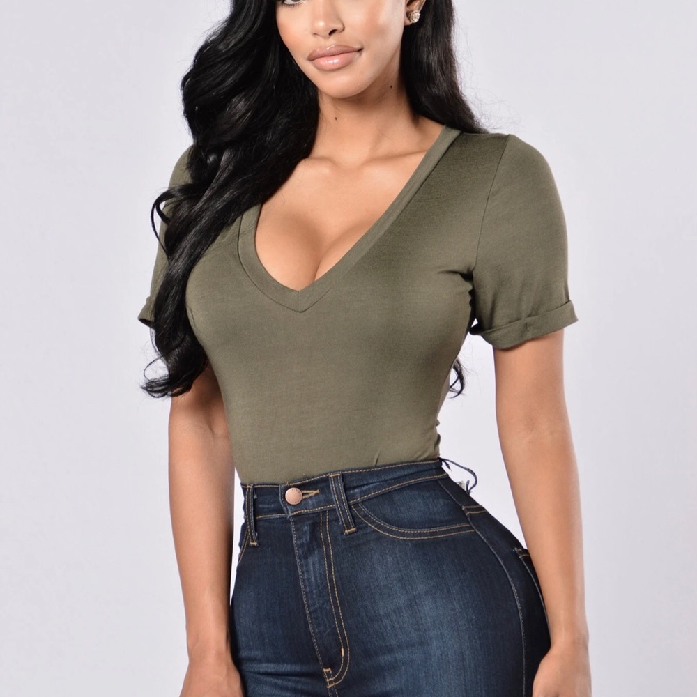 Favorite Tee Bodysuit - Olive